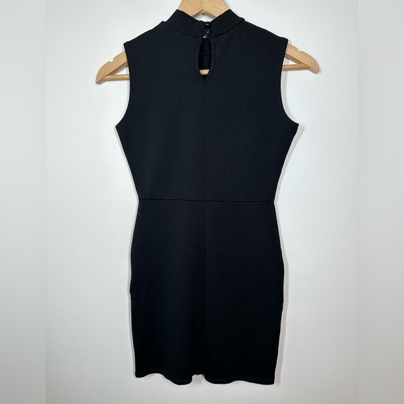 Rebel Sugar Black Bodycon Mock Neck Mini Dress XS - Picture 6 of 6